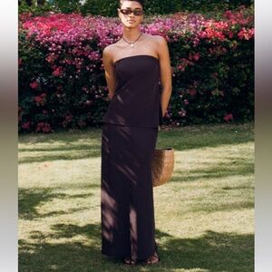 Mid Rise Satin Skirt (MT)